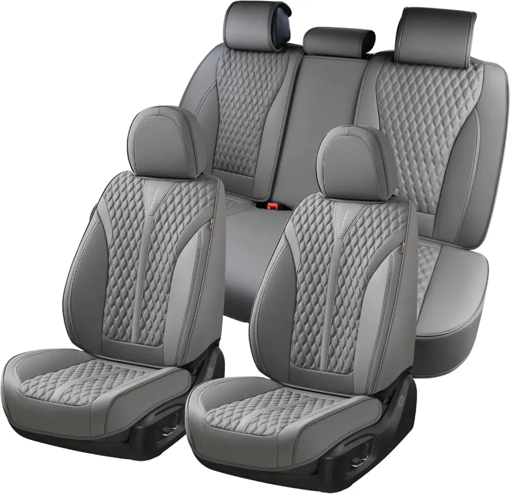 透氣網眼布座椅套-灰色